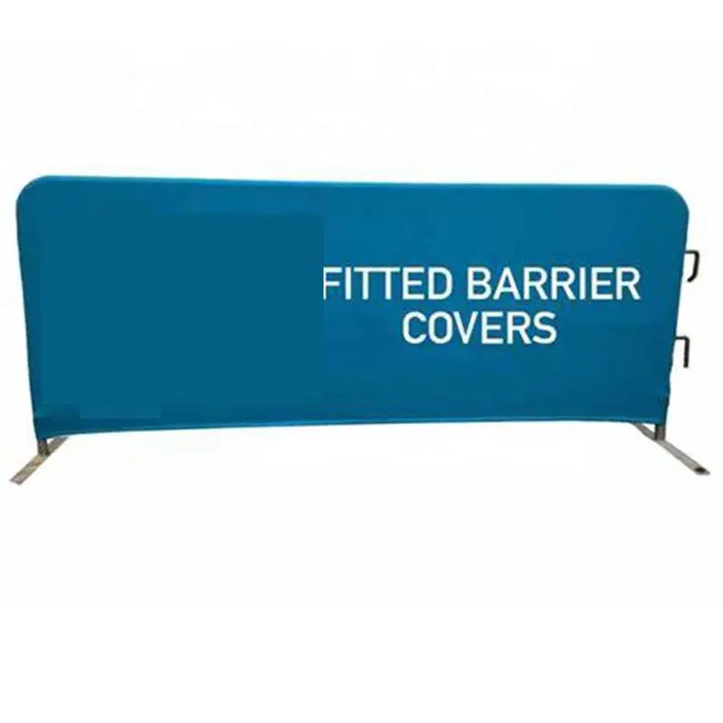 Advertising Opportunity Barricade Waterproof Covers Any Event Barricade Road Safety Barricade Cover Banner