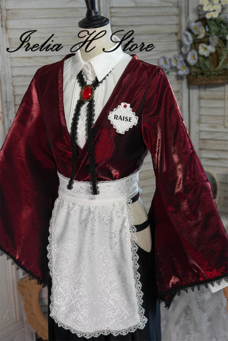 

Костюм для косплея Irelia H Store Shinoshima Raise, женский рабочий костюм, комплект одежды, красное платье, костюмы на Хэллоуин, можно изготовить на заказ по индивидуальным размерам