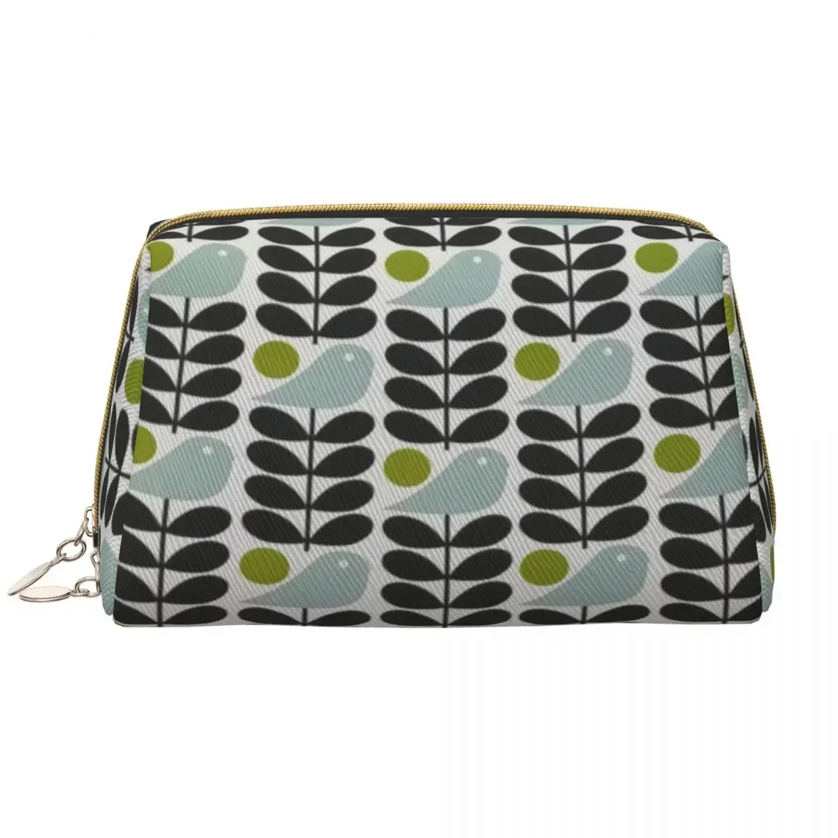 

Orla Kiely Scandinavian Multi-Stemmed Birds Flower Cosmetic Bag Toiletry Makeup Organizer Ladies Beauty Storage Dopp Kit