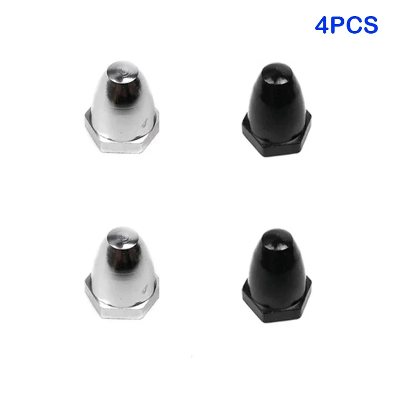4 Stück Silber Schwarz Mini 5MM 6MM 2CW 2CCW Propeller Feste Adaptermutterkappe M5 M6 für 2212 2312 Bürstenloses Motorzubehör