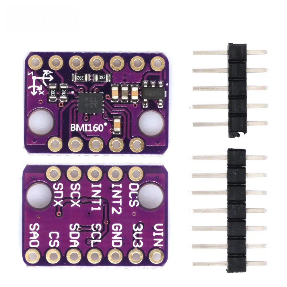 BMI160 GY- BMI160 6DOF 6-axis Rate Gyro Gravity Accelerometer Sensor Module IIC I2C SPI Communication Protocol 3-5V BMI160