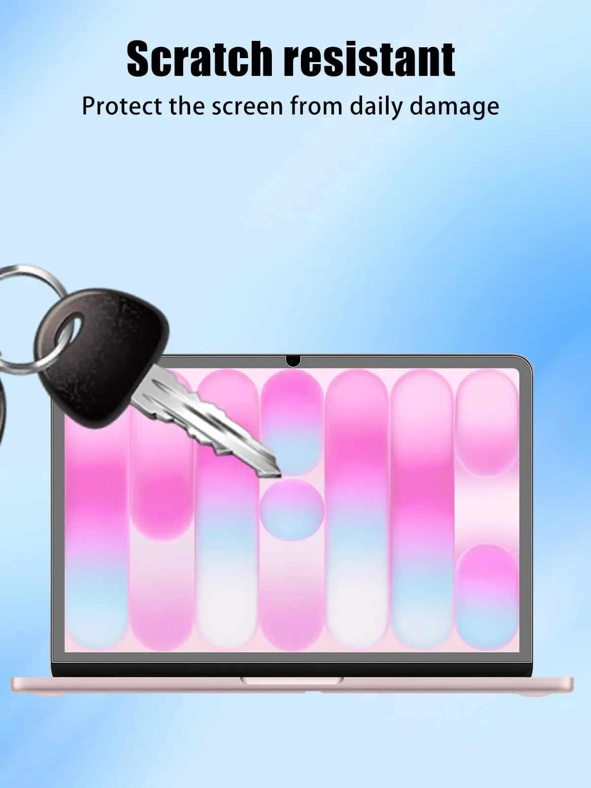 2PCS Screen Protector for MacBook Neo 13 Inch HD Clear/Frosted PET Protective Film Anti-Scratch Bubble Free Easy Install