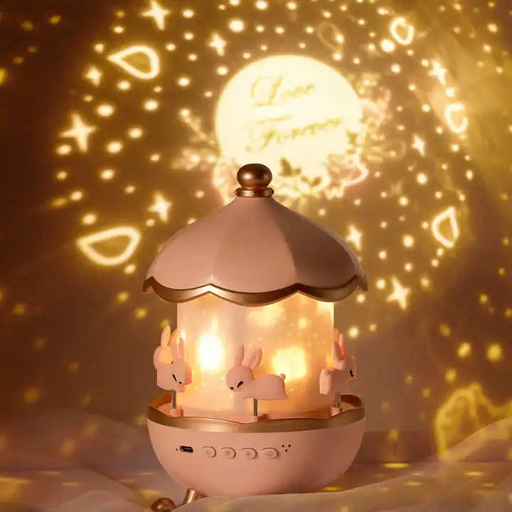 Galaxy Solar System Projector Nightlights 360° Rotating 12 Films Kids Star Night Light Projector for Bedroom Home Decoration Lam