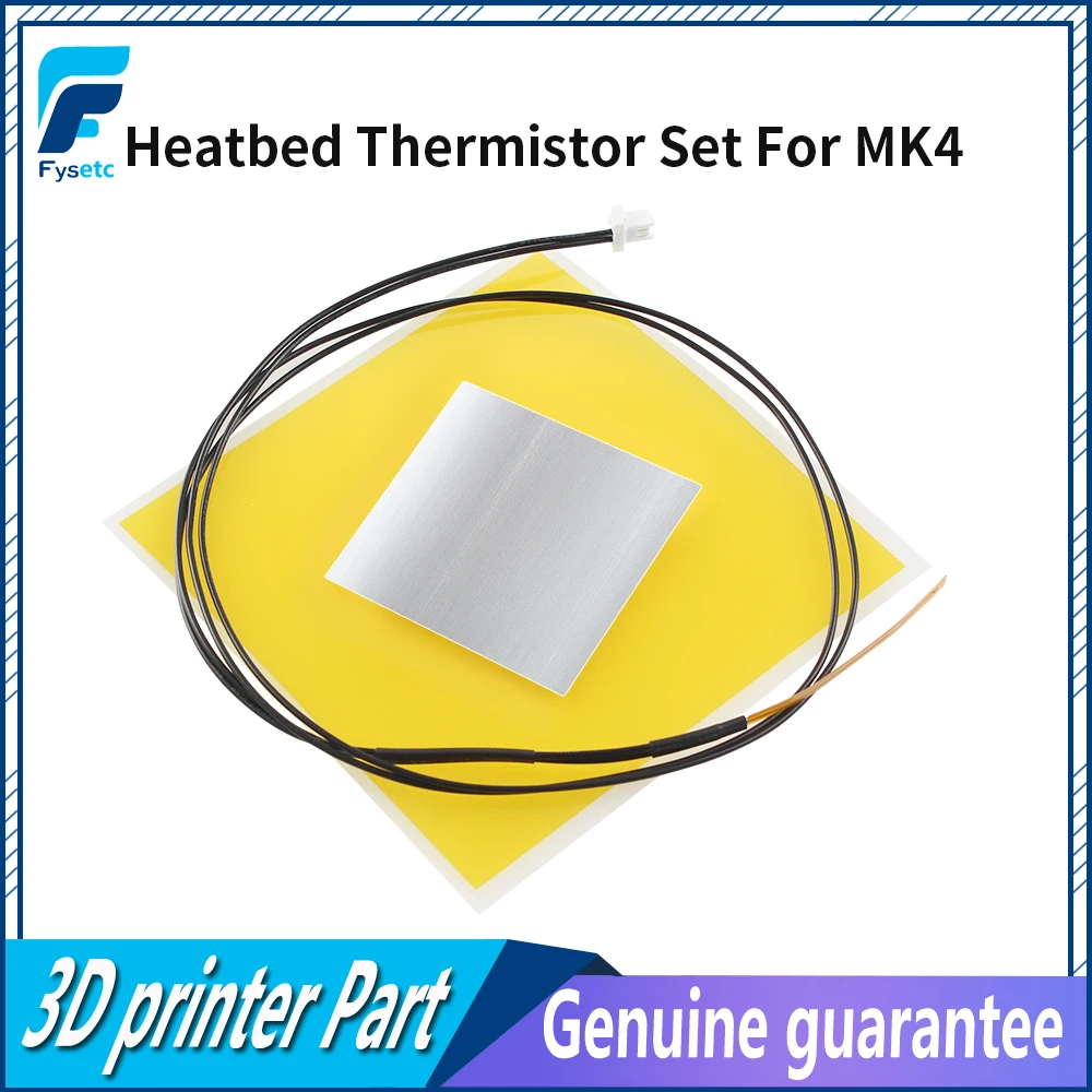 

Heatbed Thermistor for Prusa MK4 Kit Hotend Thermistor NTC 100k Thermal 3D Printer Accessories Termistor de lecho térmico MK4