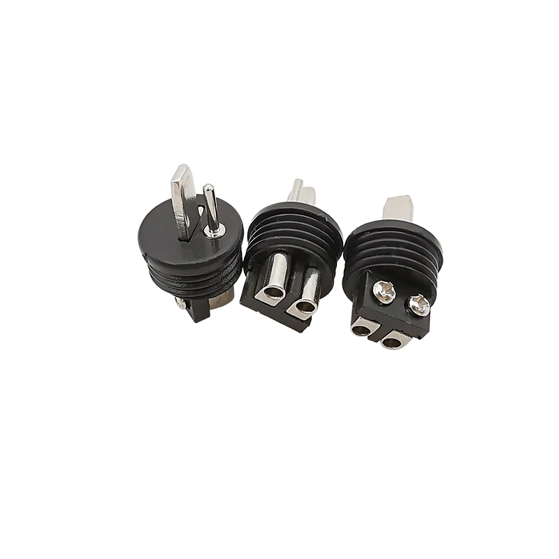 10 Stück din 2-poliger Stecker Stecker Löt freie Netz stecker Schraub klemmen Audio-Lautsprecher kabel anschlüsse