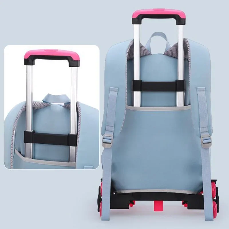 Sac à Dos à Roulettes pour Fille, Cartable d'École, Bagage