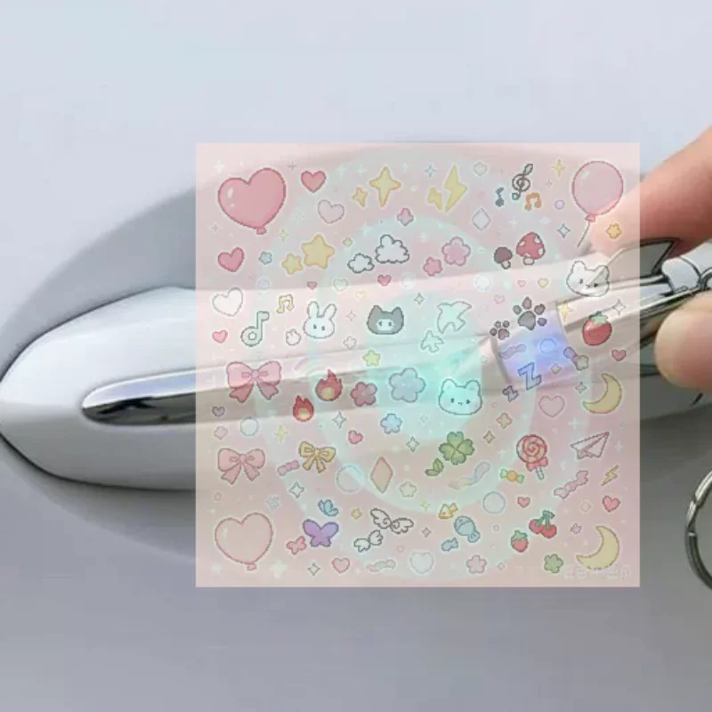 Car Static Eliminator Discharger Keychain Pendant Novel Rocket Design Anti-Static Device For Car Metal Door Handle