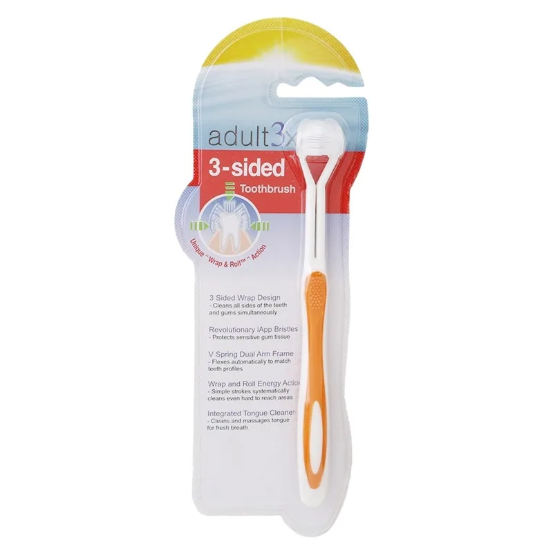 Baby Toothbrush Three Sided Safety Soft Brush Children Oral Hygiene Care Cleaning Kids Teeth Brushes kinderen tandenborstel