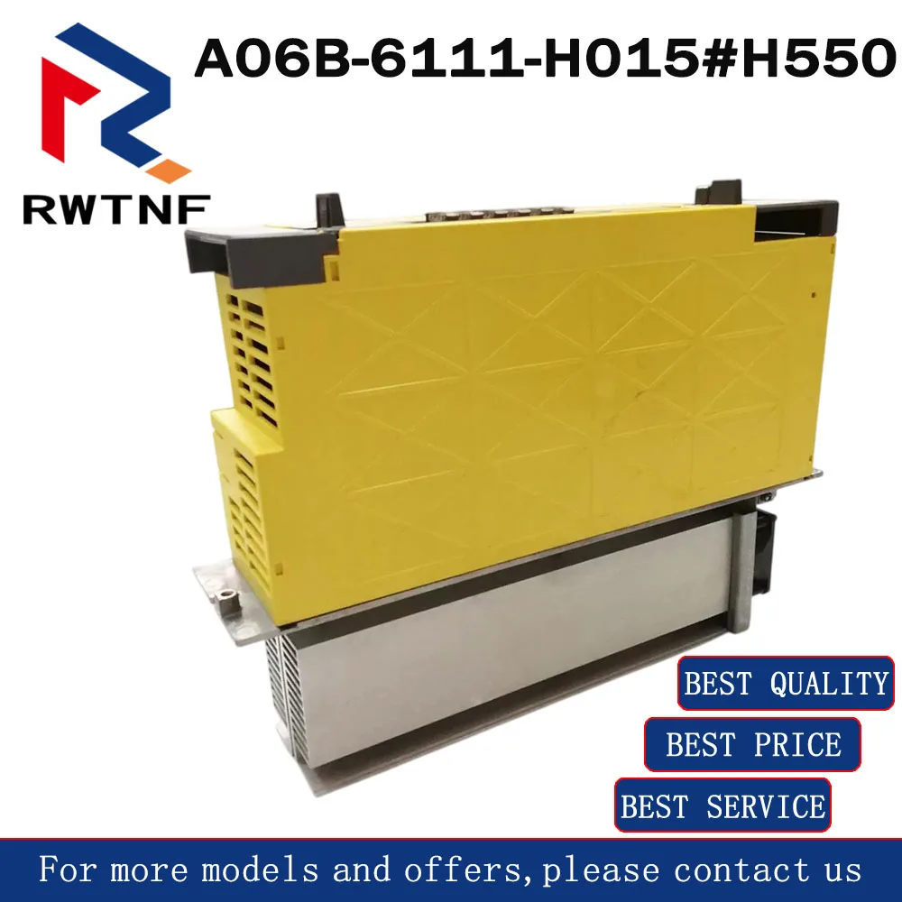 Brand New Genuine A06B-6111-H015#H550 FANUC Spindle drive power module amplifier,100% original warehouse stock