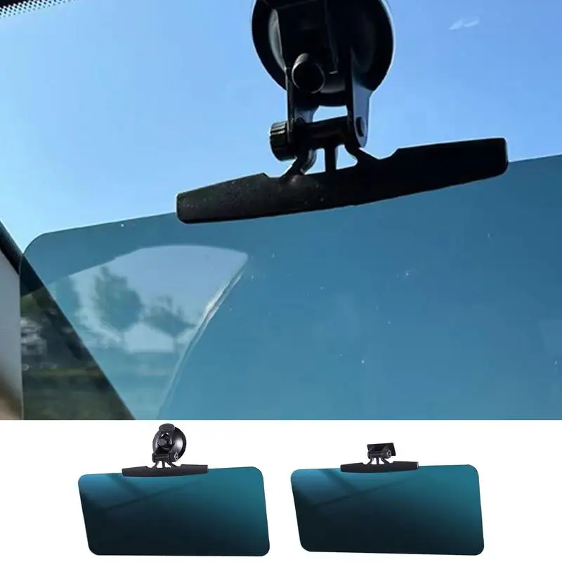 Car Sun Visor HD Goggle Car Day And Night Anti-UV Antidazzle Sun Block Sunshade Rotatable Clear Driving Mirror Sun Blocker