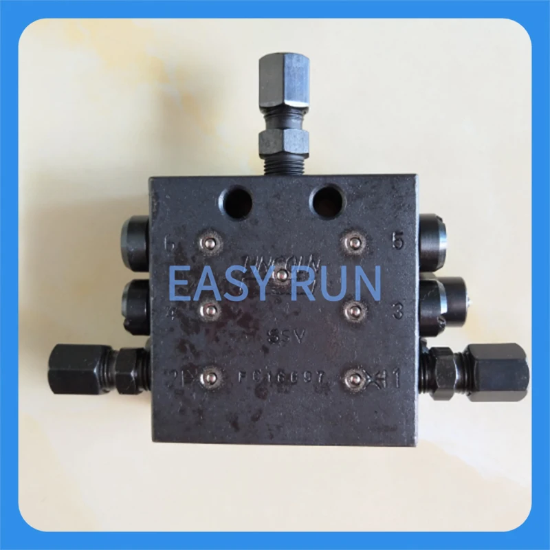 Distribuidor progresivo de equipo de lubricación de grasa de lubricación de bomba SSV6-2way SSV6-K