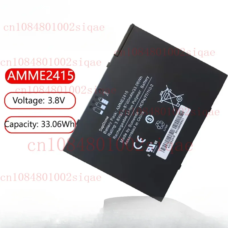 

Новый аккумулятор для ноутбука 3,8 В 33,06 Втч AMME2415 для Fujitsu Zebra ET50,ET55,1ICP4/77/110-2 9H 109006921