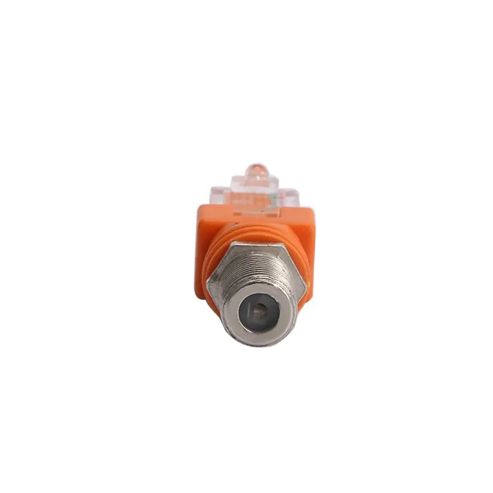 

Durable 1Pc Coaxial Coax Barrel Coupler RJ45 To RF Computer Cables Converter Adapter Connector F Female To RJ45 Male