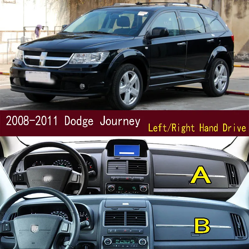 

For 2008-2011 Dodge Journey Car-Styling Dashmat Dashboard Cover Instrument Panel Protective Pad Dash Mat Ornaments