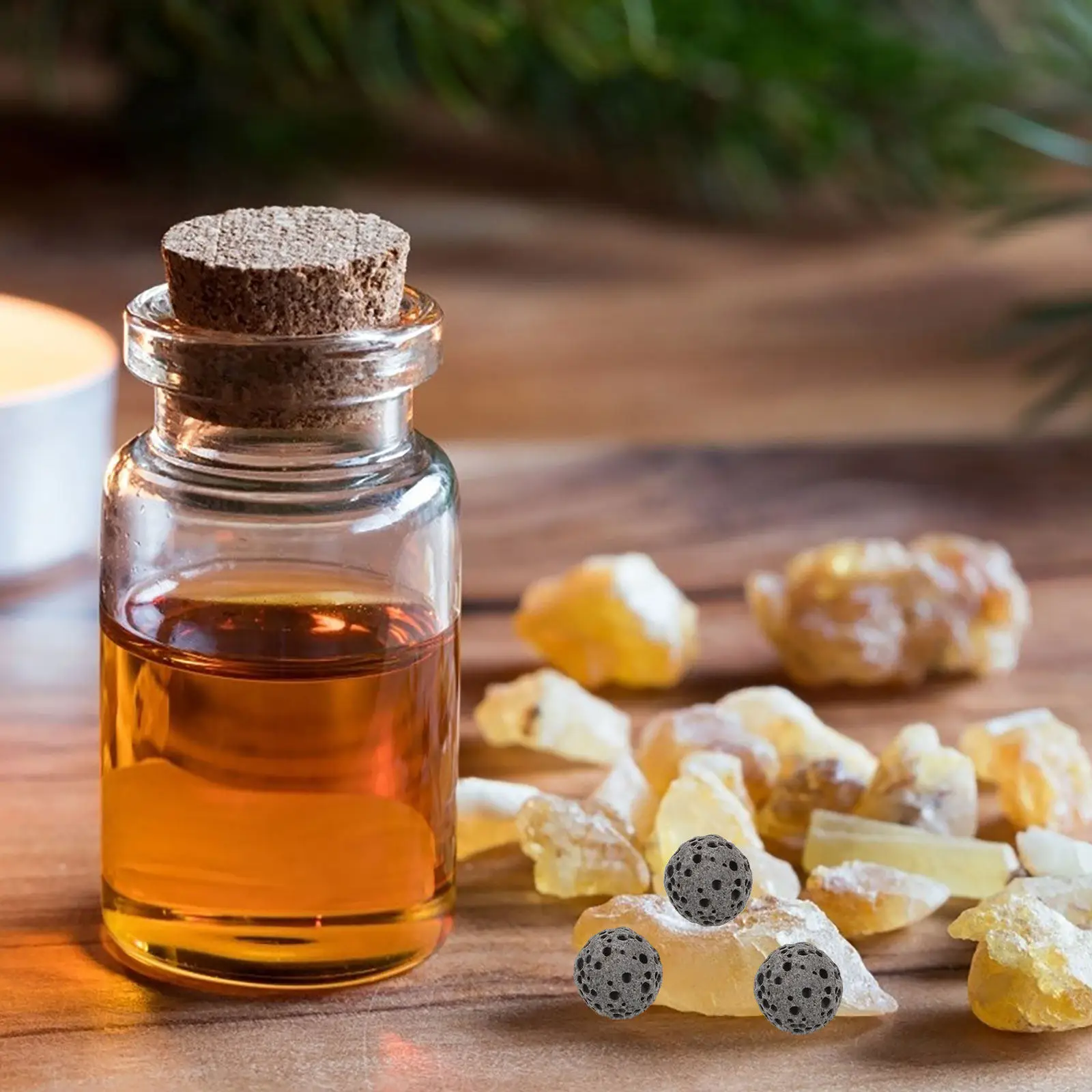 39 pièces de pierres de lave volcanique naturelles pour diffuseur d'aromathérapie et d'huiles essentielles, pierres artisanales parfumées