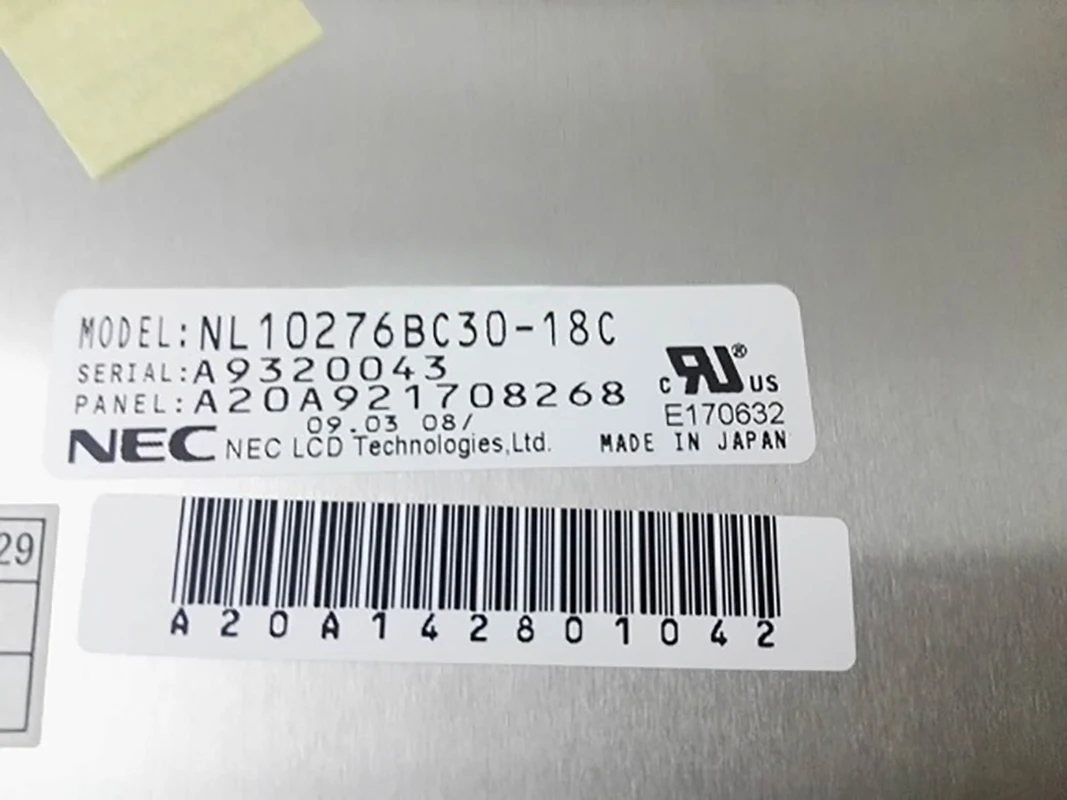 NL10276BC30-18C LCD Screen Display Panel