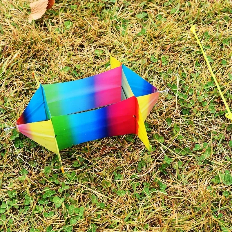 Cerf-volant rotatif en PE pour enfant, jouet coloré en 3D, jeux de plein air gonflables