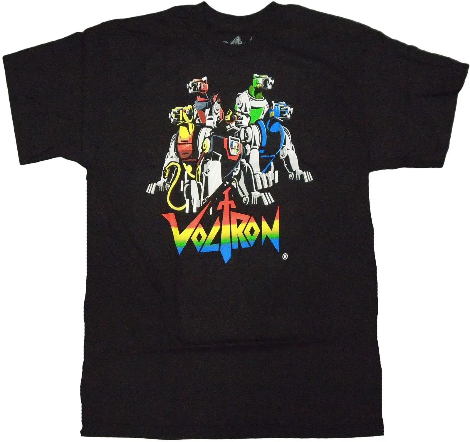 Voltron Five Cats Adult T-Shirt - American animated series, Netflix