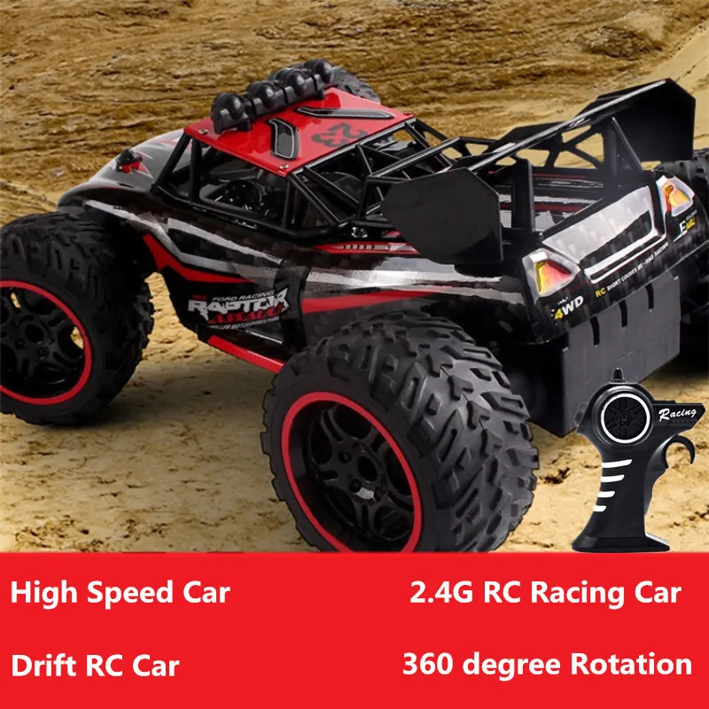 

20KM/H High Speed RC Drift Car 2.4G 4WD Driving Off Load Climbing Buggy Remote Control Toy Racing Truck Gifts RC Racing Car Toys