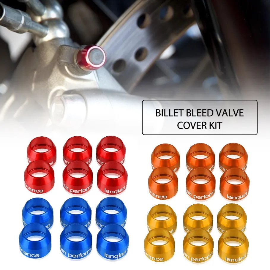 For Ducati Multistrada950 1100 1200S 1260 1260S Streetfighter848 1098 V4 V4 Motorcycle Accessories Billet Bleed Valve Cover Kit