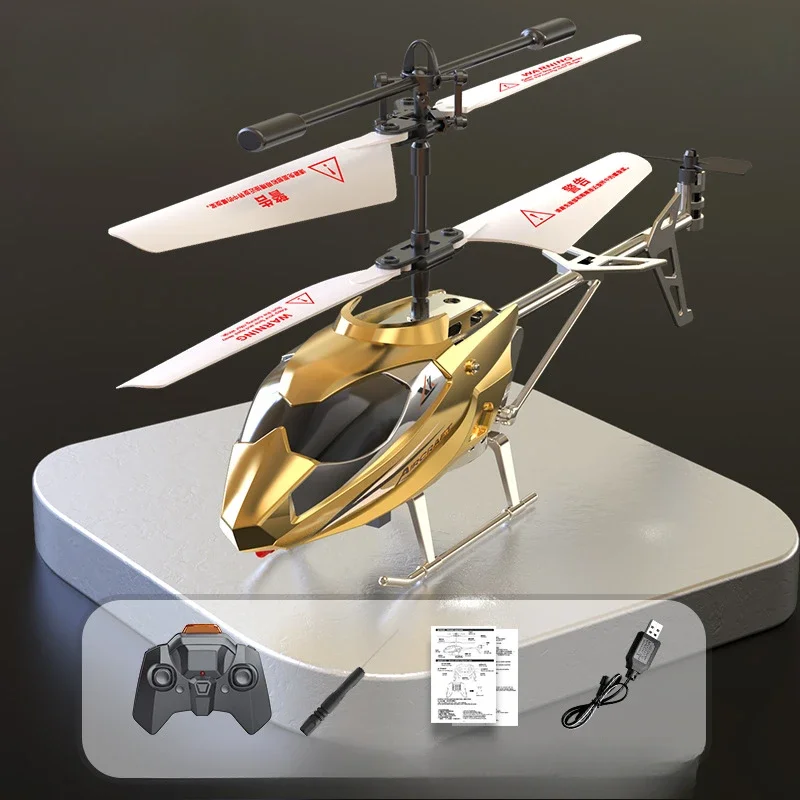 3.5CH Remote Control Helicopter USB Charging Drop-proof Crash-proof Remote Control Puzzle Plane Flyer Toys