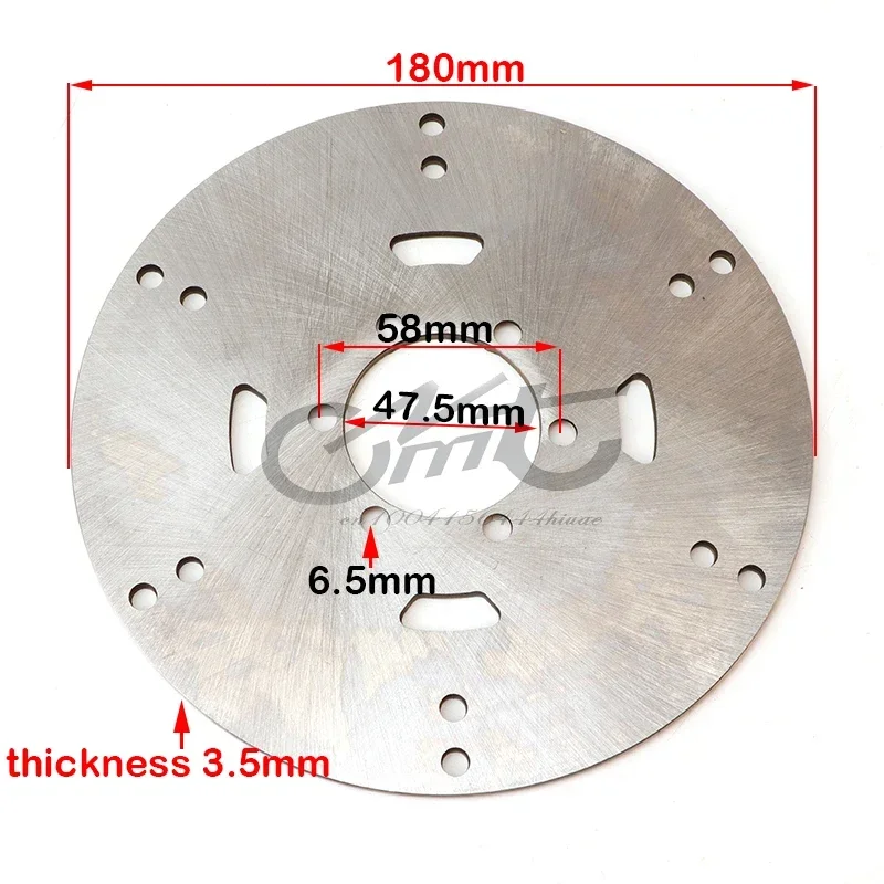 Rotor de freno delantero para bicicleta de carreras, disco de freno delantero de 180MM para ATV Jinling, piezas de 250cc 300cc, EEC JLA-21B, JLA-931, Quad Bike