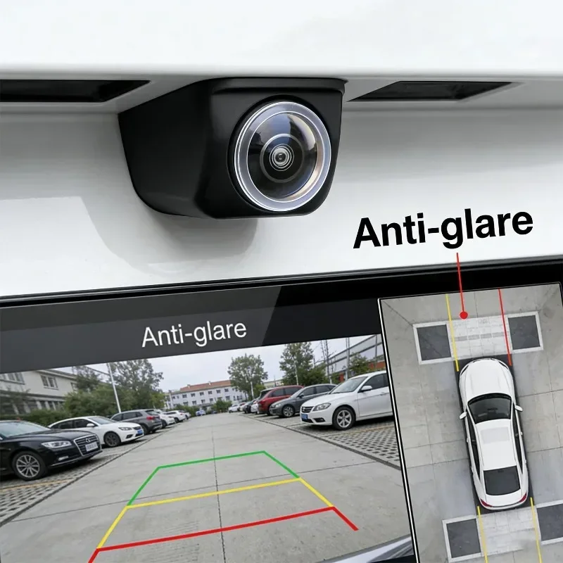 Multi-Layer Protective Premium Acrylic Material Coating Protective Cover 360° All-Around Protection 360° Rearview for Car Camera