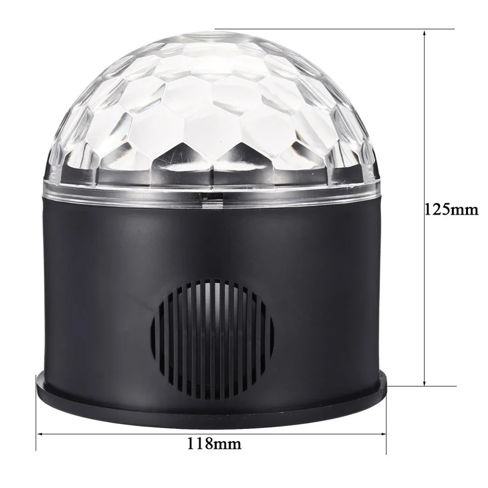 Lampe d'éclairage de scène décorative, télécommande, compatible Bluetooth, boule magique LED RVB, lumière pour fête, Chang Club KTV