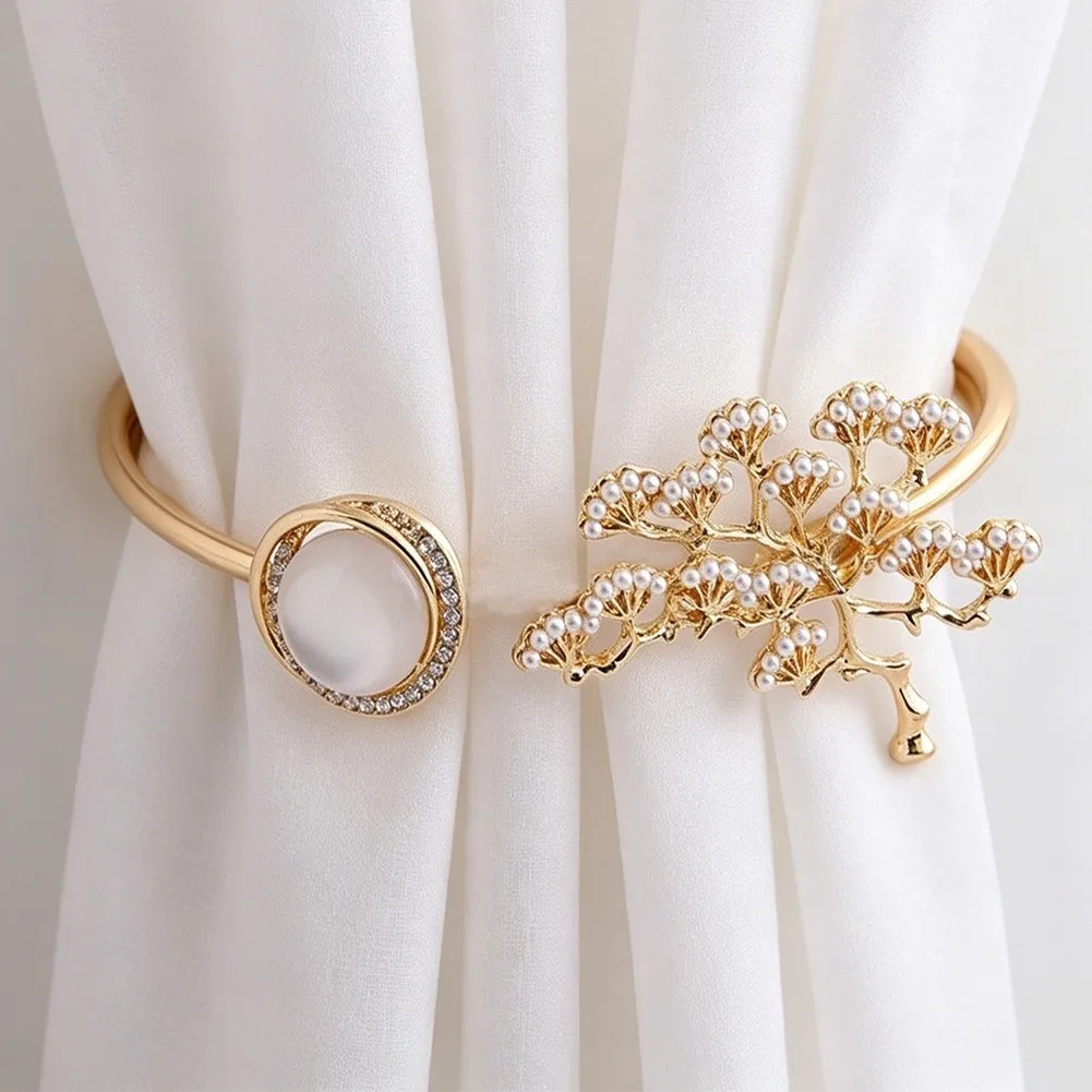 For Sheer Curtains Decorative Window Accessory Metal Curtain Tieback For Home Renovation Fashionable Curtain Tiebacks