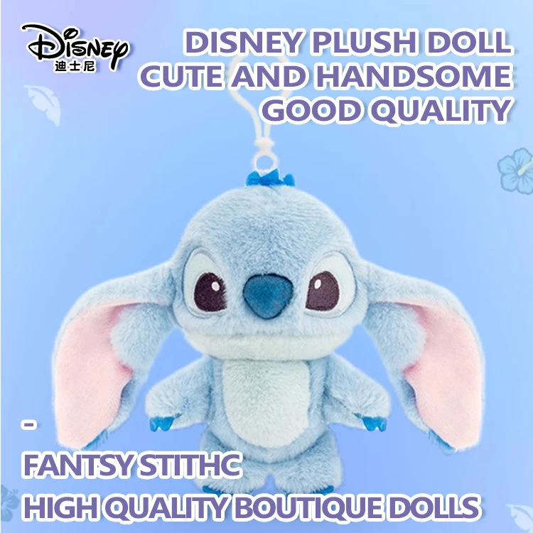 

Disney Toy Story Stitch Kawaii Plush Doll Angel Cartoon Stuffed Anime Keychain Pendant Strap Toys Birthday Gift For Kid Boy Girl