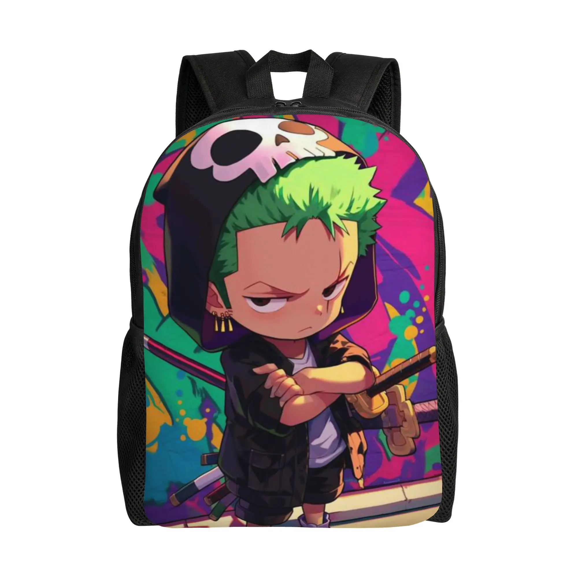 

Back to school season Dual-Use Roronoa Zoro (8) Laptop Bag One Piece Girl Boy Backpack