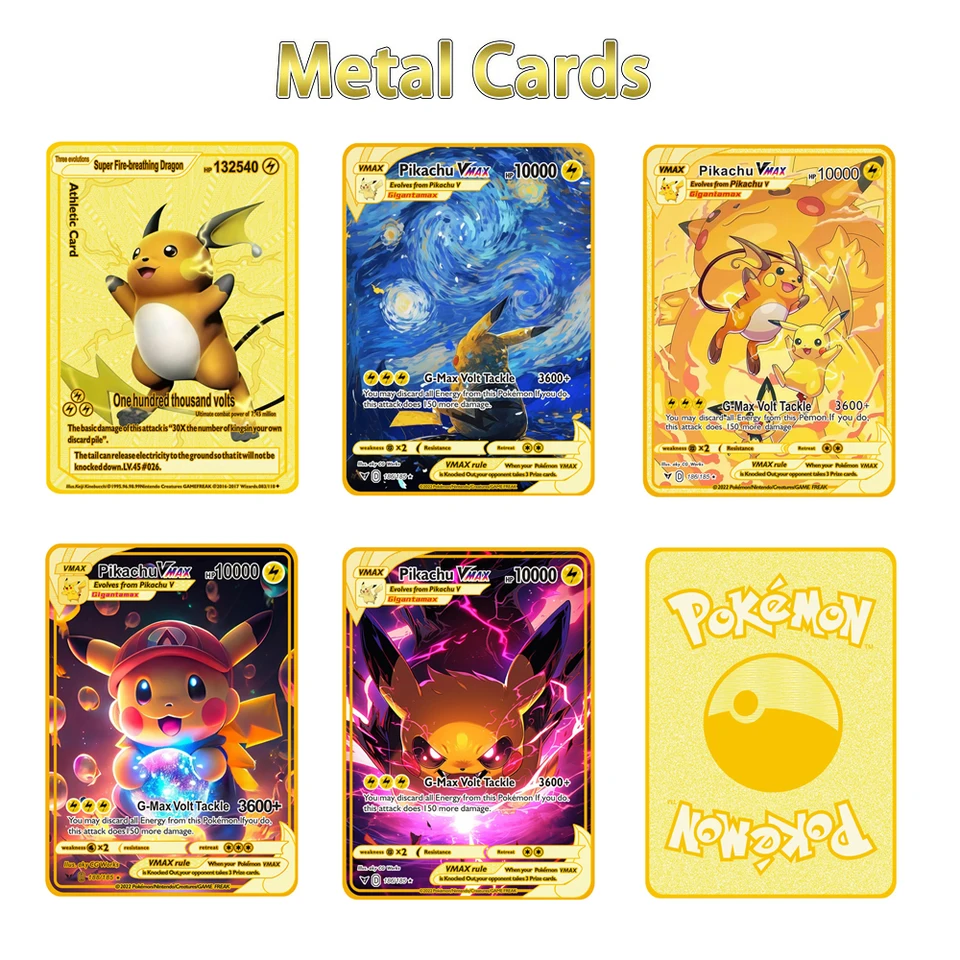 New Pokemon Metal Card 10000 Points &Gold Super Card Vmax GX EX ^English Anime Trading Collection Christmas Gift for Fans - AliExpress 26 New Pokemon Metal Card 10000 Points &Gold Super Card Vmax GX EX ^English Anime Trading Collection Christmas Gift for Fans - AliExpress 26