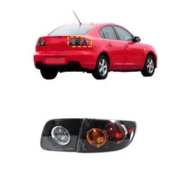 1 Piece Rear Outer or Inner Lamp for Mazda 3 Sedan 2004 -2010 Tail Light Rear Turn Signal Warning Brake Reversing Lamp L or R