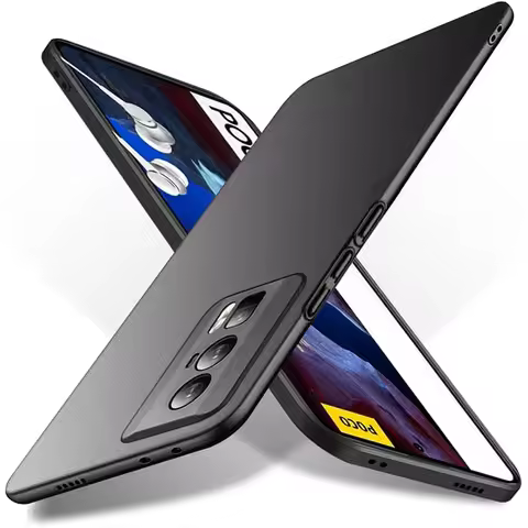 Ultra Thin Matte PC Hard Fit Case For Xiaomi Poco F5 F4 F3 X6 X5 X4 X3 GT M6 Pro 5G 4G Slim Back Cover Shockproof Shell Coque