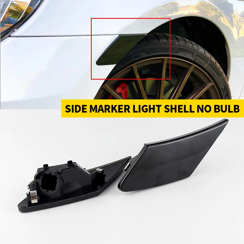 

2PCS For Subaru BRZ 2012-July 2020 For Toyota GT86 FT86 Scion FR-S 2012-2020 Side Marker Lights Lens Turn Signal Shells Housing