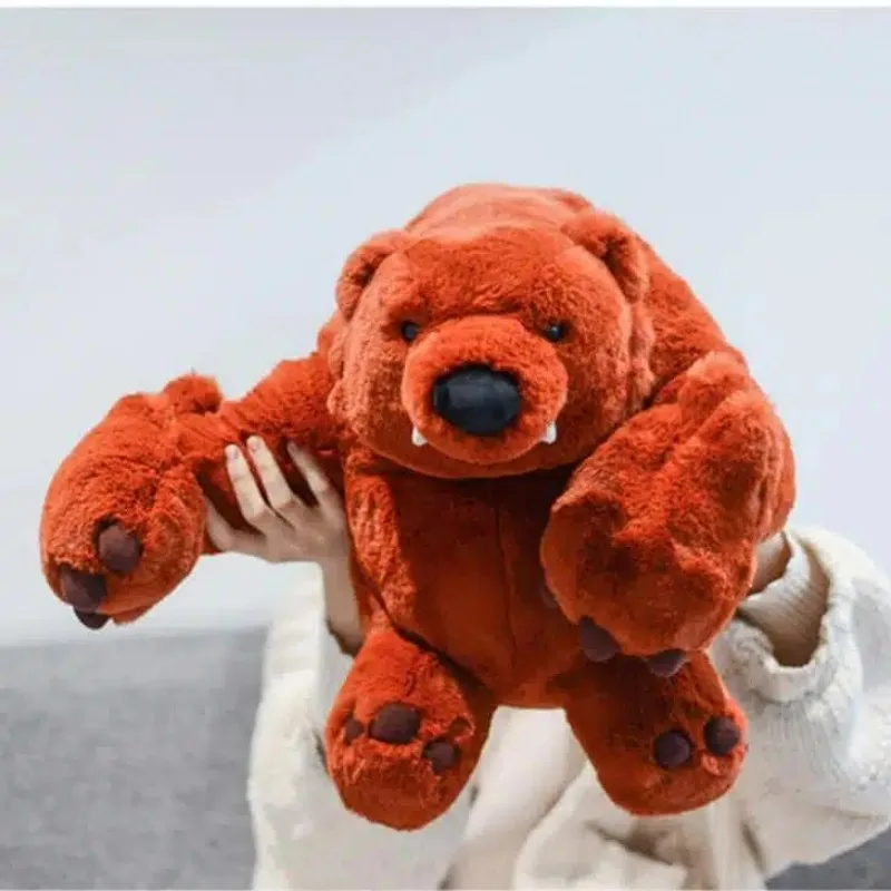 49cm Cotton Nita Bear Anime Figures Toy Brawl Stars Stuff Mascot Kawaii Heroes Boys Christmas Gifts Collectible - view 3