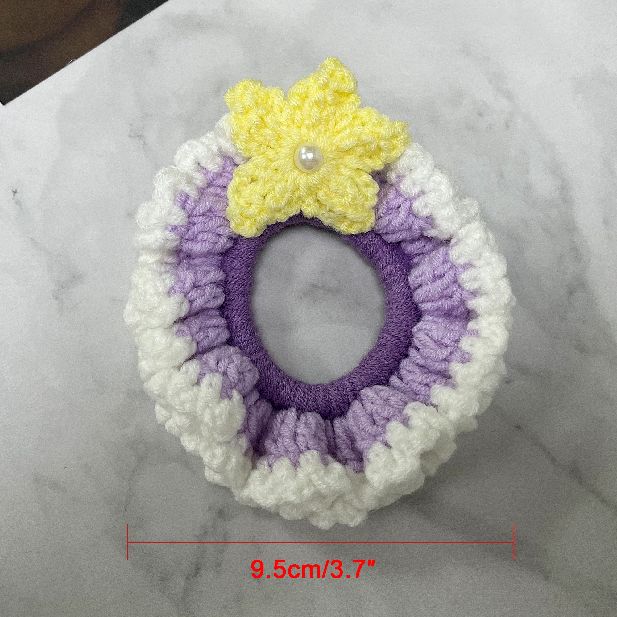 Finished Hand-Woven Hair Ring Girls Clip Diy Wool Headdress Princess Series Students Cute Accessories Gift Style Novel Shape