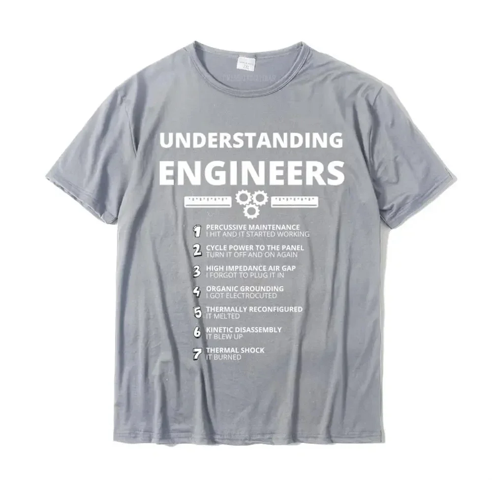 Understanding Engineers Funny Sarcastic Engineering T-Shirt Cotton Design Tops T Shirt Special Men T Shirts O-neck short sleeves