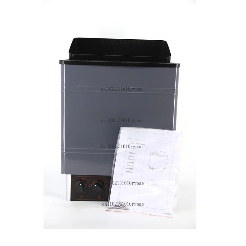 Wall-mounted heating equipment for paint-finished sauna stove