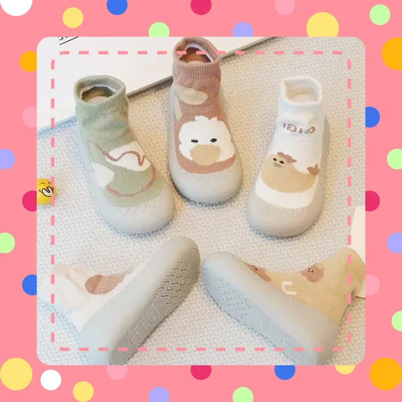 Zapatos Calcetines Zapatos para caminar para bebés Suela suave Calcetines transpirables antideslizantes Interior Exterior Niños Niñas Bebé Piso antiolor