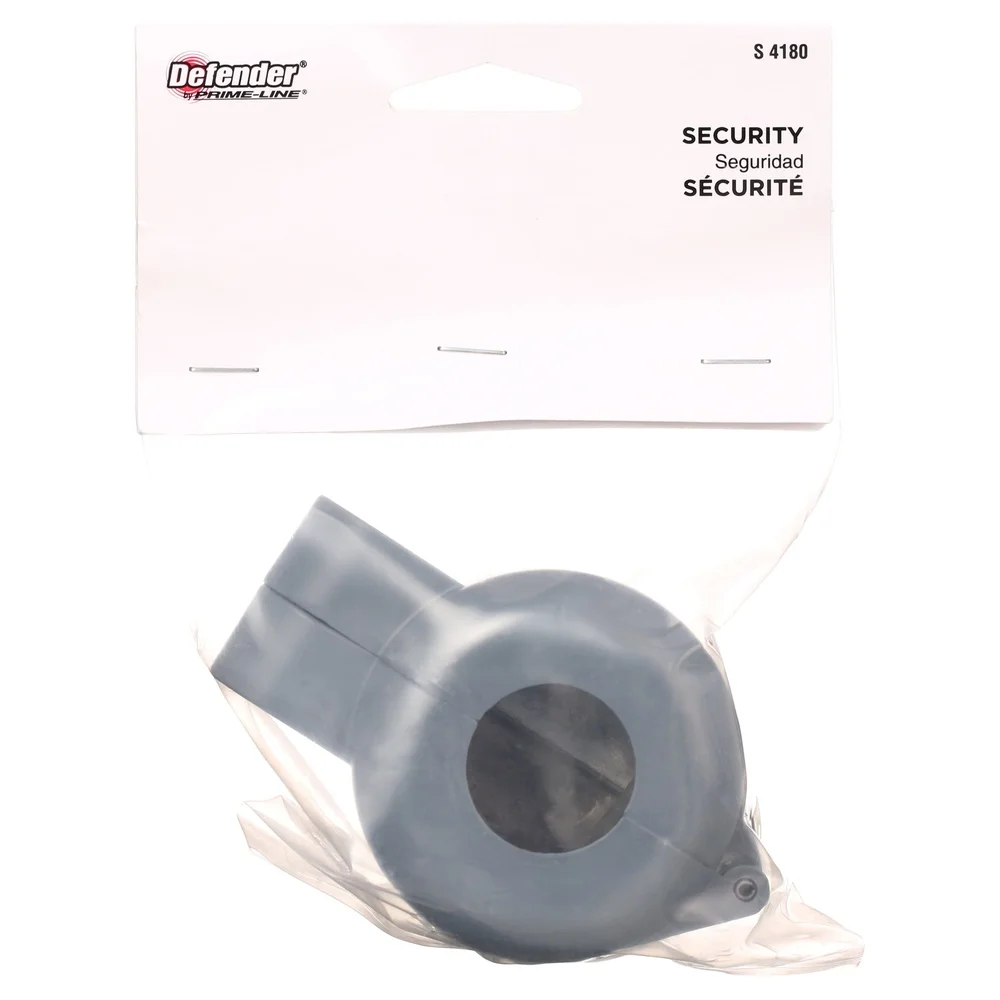 Door Knob Lock-Out Device Diecast Construction Gray Finish Blocks Keyhole Access Easy Installation Rentals Evictions Job Sites