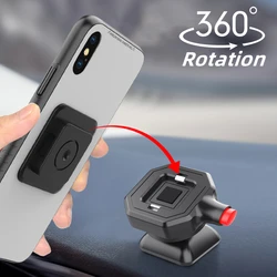 360° Rotatable Car Dashboard Phone Holder Mount No Magnets Mobile Phone Holder In Car Cellphone Stand Support For All Phones