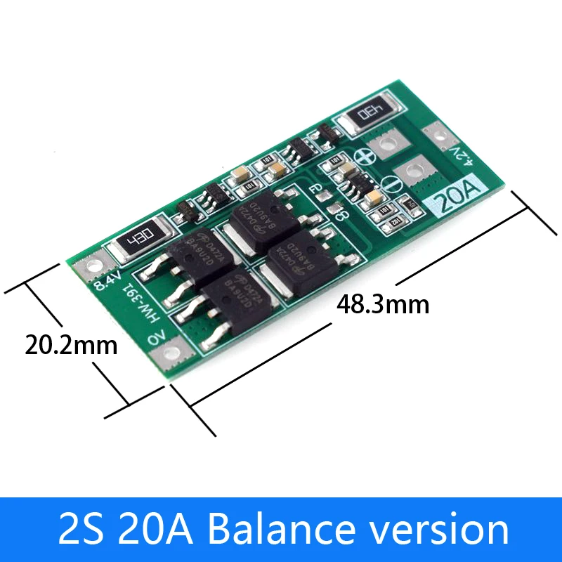 2S 3S 4S Li-ion lithiumbatterij 18650 Laderbeschermingskaart BMS 20A 25A 40A 60A Verbeter de balans met balans voor boormotor
