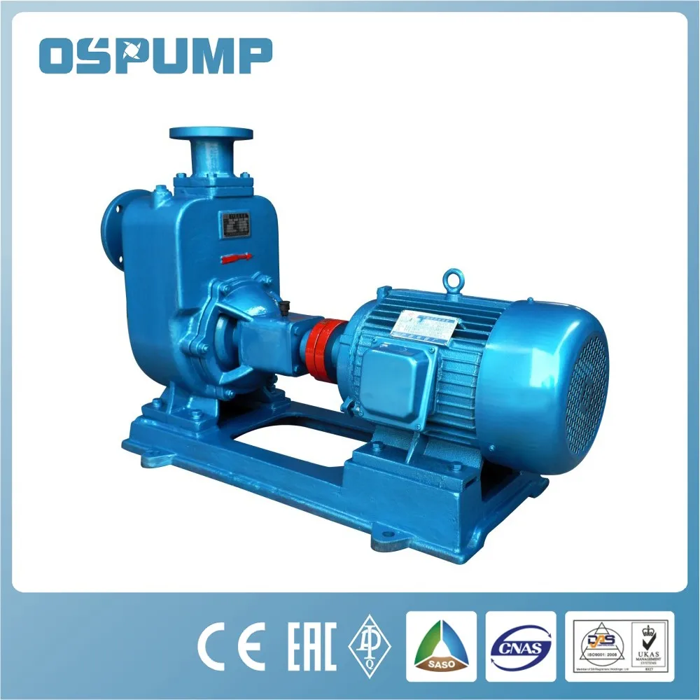 Zw Type Non-Clogging Horizontal Centrifugal Water Pump Acid and Alkali Resistant Self Priming Sewage Pump