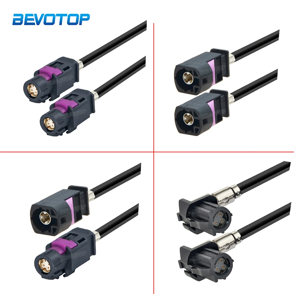 

4 Pin HSD LVDS Cable Code A Connector for Auto Car BMW Audi Mercedes-Benz Land Rover Combox USB Video Instrument Bridge Wiring