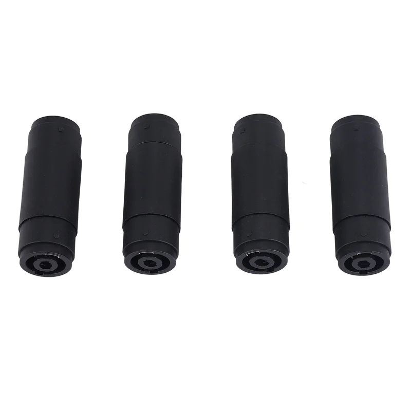 4Pin Speaker/Amp Speakon Female To Female Plug Jack Straight Coupler Cable Connector (4 Pack)