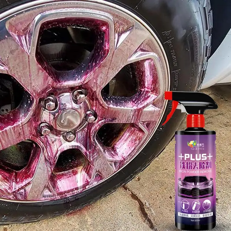 Car Iron Remover Vehicle Detailing Iron Fallout Rust Eraser Spray Cleaner for Removing Iron Particles Stain In vehicle Paint