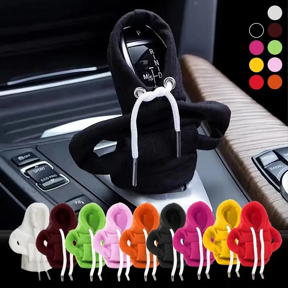 New Creative Car Shift Lever Hoodie Small Hoodie Decoration Shift Lever Hoodie Cockpit Interior Supplies