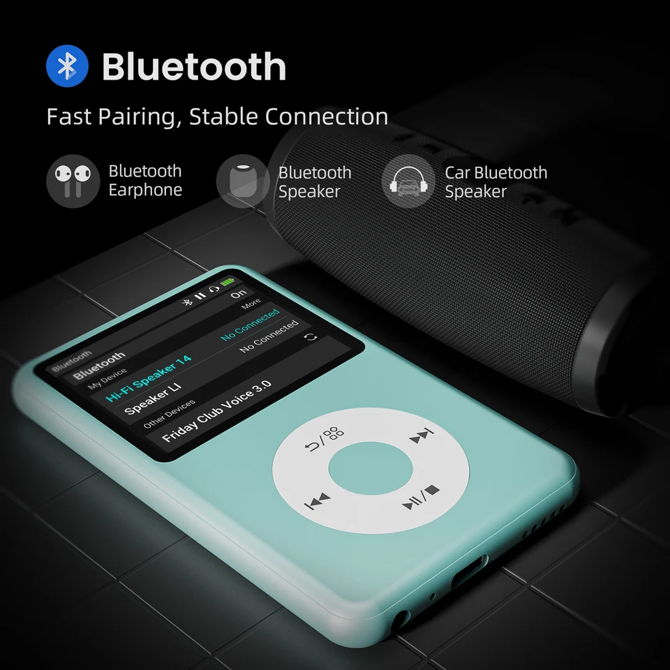 128GB iPod Classic 再生器 MP3プレーヤー Bluetooth スピーカー