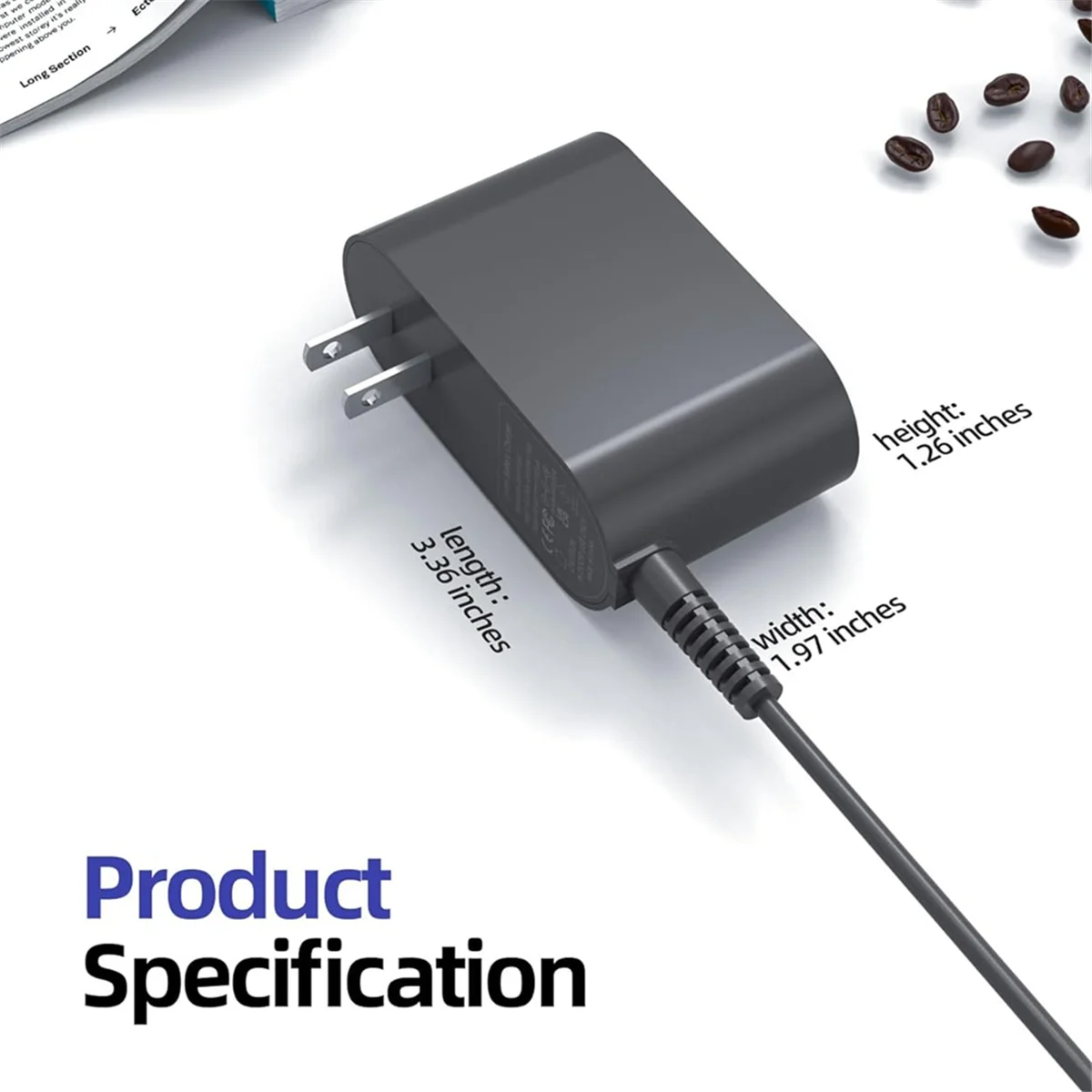 New 24V/17V Charger Fit for Dyson DC44 DC35 DC34 DC31 DC30 DC56 DC45 Vacuum Cleaner Power Charging Adapter Cord US Plug
